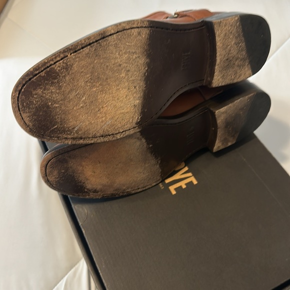 FRYE Phillip Harness Short Women’s Leather Boots Sz 10 EUC in cognac/brown - Picture 3 of 11